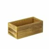Wholesale 💯 Modern Vase And Gift 10 PCS Unfinished Wooden Rectangle Plant Box With Plastic Liner O-10"X5" H-4" - Pack Of 10 PCS 😉