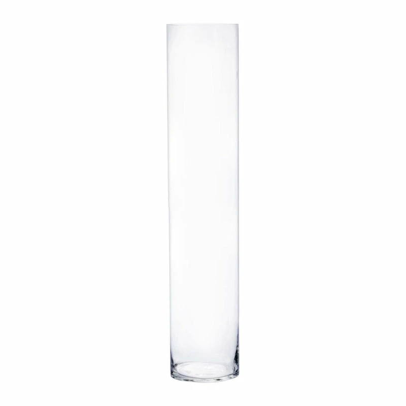 Best reviews of π Modern Vase And Gift Pack Of 4 PCS Clear Glass Cylinder Vase D-5" H-24" π - Image 3