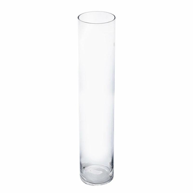 Best reviews of π Modern Vase And Gift Pack Of 4 PCS Clear Glass Cylinder Vase D-5" H-24" π - Image 4