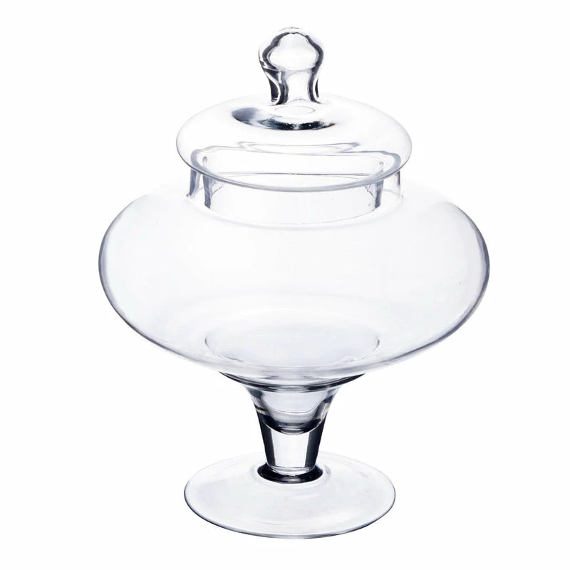 Wholesale π Modern Vase And Gift Pack Of 6 PCS Clear Glass Apothecary Jar H-10" O-4" D-8" π₯ - Image 3