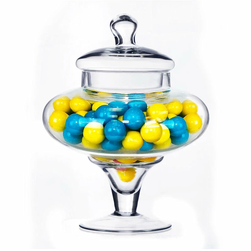 Wholesale π Modern Vase And Gift Pack Of 6 PCS Clear Glass Apothecary Jar H-10" O-4" D-8" π₯ - Image 4