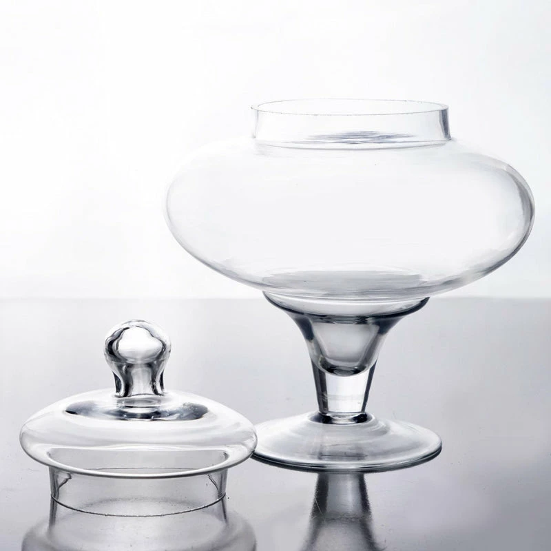 Wholesale π Modern Vase And Gift Pack Of 6 PCS Clear Glass Apothecary Jar H-10" O-4" D-8" π₯ - Image 5