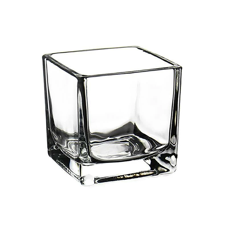 Best Pirce β Modern Vase And Gift 6 PCS Clear Glass Cube Vase Sides-4.75" π₯° - Image 3
