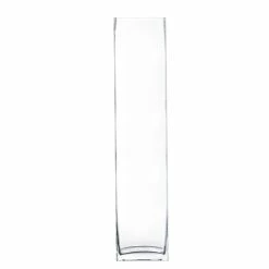 Best deal π Modern Vase And Gift Pack Of 12 PCS Clear Glass Square Vase O-4.75" H-24" π