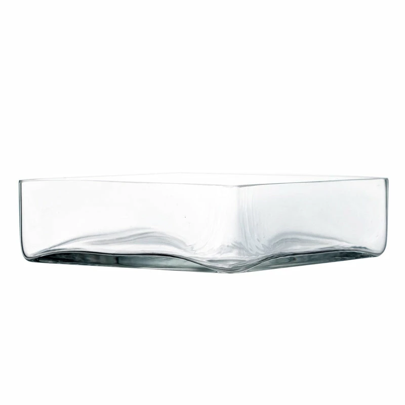 Outlet π Modern Vase And Gift Pack Of 4 PCS Clear Glass Square Vase O-10" H-3.25" 𧨠- Image 4