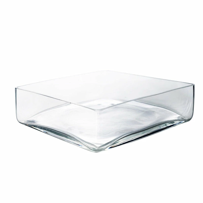 Outlet π Modern Vase And Gift Pack Of 4 PCS Clear Glass Square Vase O-10" H-3.25" π§¨
