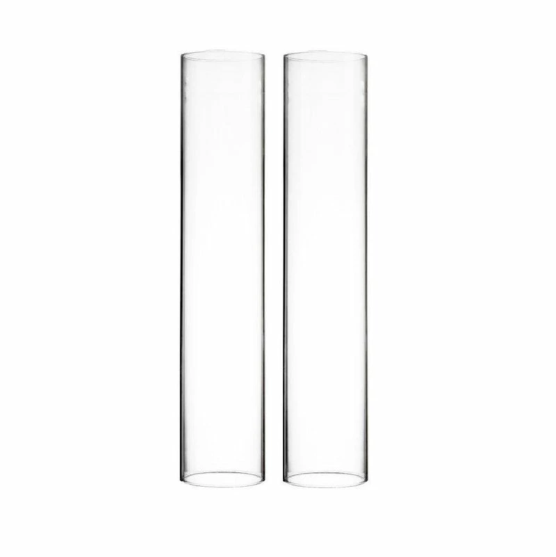 Hot Sale π₯ Modern Vase And Gift Pack Of 12 PCS Clear Glass Open Ended Hurricane Tube D-4" H-24" 𧨠- Image 2