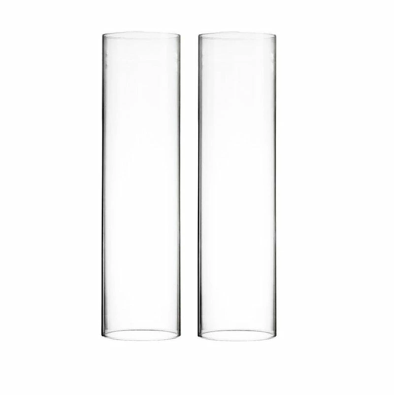Wholesale β Modern Vase And Gift Pack Of 4 PCS Clear Glass Open Ended Hurricane Tube D-6" H-24" βοΈ - Image 2