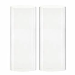 Buy 😀 Modern Vase And Gift Pack Of 8 PCS Clear Glass Open Ended Hurricane Tube D-6" H-14" 🧨