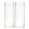 Best reviews of 💯 Modern Vase And Gift Pack Of 4 PCS Clear Glass Open Ended Hurricane Tube D-7" H-18" ⌛