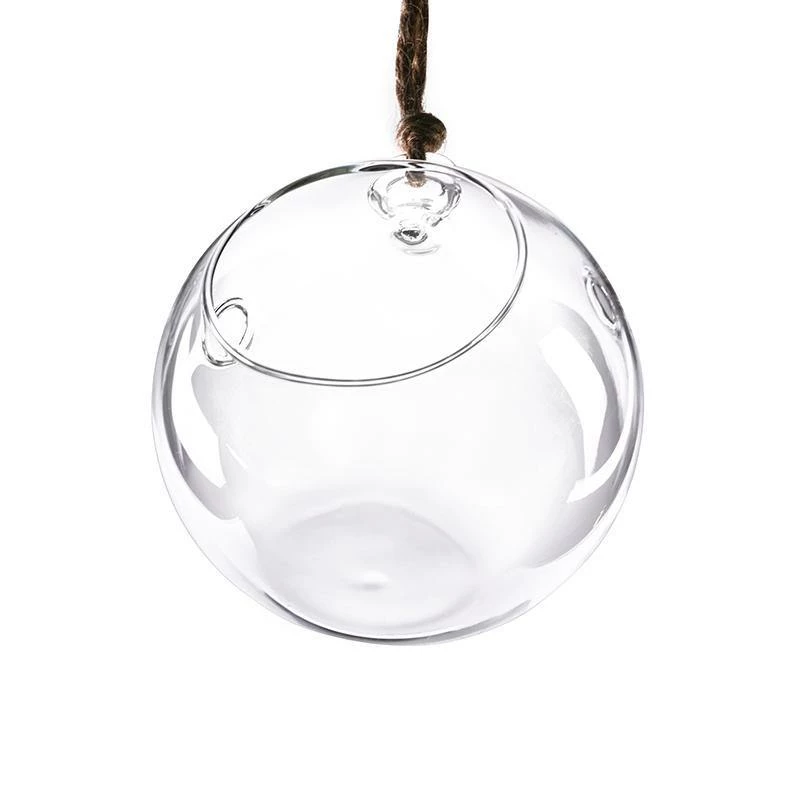 Budget ๐ Modern Vase And Gift 72 PCS Clear Glass Hanging Orbs D-3" H-3.5" โจ - Image 3