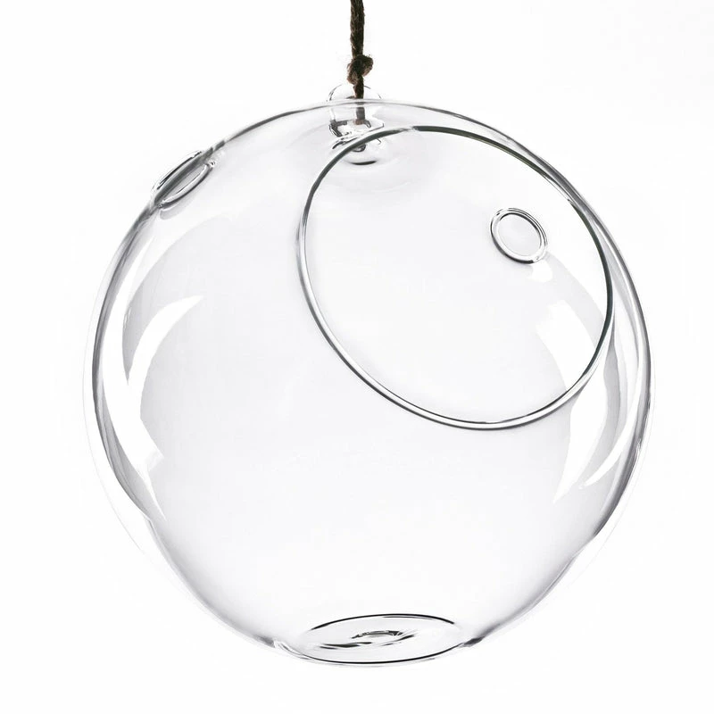 Coupon π₯ Modern Vase And Gift 6 PCS Pack Of 6 PCS Clear Glass Hanging Orbs D-8" H-9" π₯ - Image 5