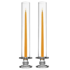 Top 10 👏 Modern Vase And Gift Pack Of 12 Sets Clear Glass Candle Holder & Top Fitment Tubes Combo Holder H-3.25" D-4.5", Tube H-18" D-2.5" 🛒