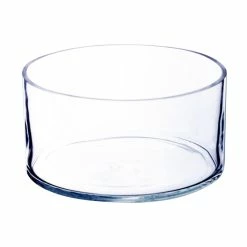 Budget 🔔 Modern Vase And Gift Pack Of 4 PCS Clear Glass Cylinder Vase D-8" H-4" ❤️