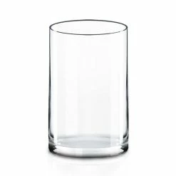 Best Pirce 🔥 Modern Vase And Gift Pack Of 4 PCS Clear Glass Cylinder Vase D-8" H-12" 🎉