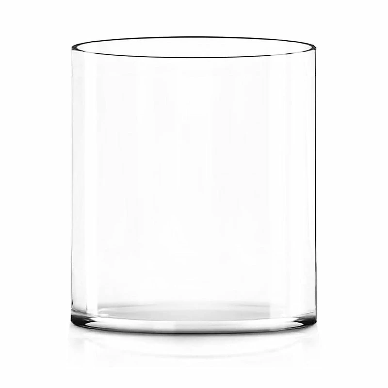 Discount π Modern Vase And Gift Pack Of 2 PCS Clear Glass Cylinder Vase D-10" H-12" β¨