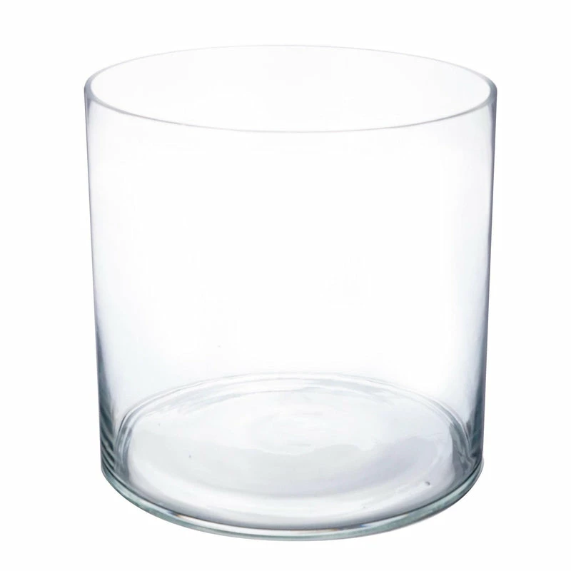 Buy β Modern Vase And Gift Pack Of 2 PCS Clear Glass Cylinder Vase D-12" H-12" β€οΈ - Image 3