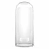 Deals ⌛ Modern Vase And Gift Pack Of 1 PC Clear Glass Cloche Dome D-10" H-18.5" ✨