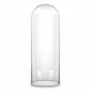 Cheapest 😍 Modern Vase And Gift Pack Of 1 PC Clear Glass Cloche Dome D-10" H-24" 😍