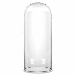 Discount π₯ Modern Vase And Gift Pack Of 4 PCS Clear Glass Cloche Dome D-6" H-14" π₯°