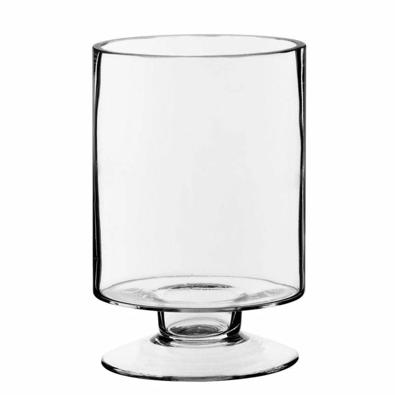 Discount π Modern Vase And Gift Pack Of 12 PCS Clear Glass Contemporary Candle Holder D-3.75" H-6" 𧨠- Image 4