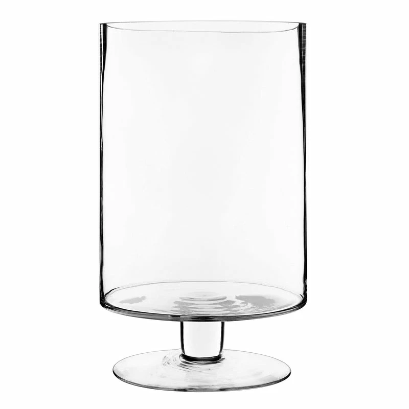 Outlet β Modern Vase And Gift Pack Of 4 PCS Clear Glass Contemporary Candle Holder D-8" H-13.5" π - Image 5