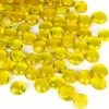 Buy ⭐ Modern Vase And Gift Pack Of 30 LBS Yellow Glass Vase Filler Flat Gem Stone D-0.6" 🥰