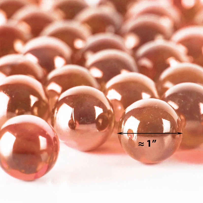 Top 10 π Modern Vase And Gift Pack Of 42 LBS Champagne Glass Vase Filler Large Round Marble D-0.87" β€οΈ - Image 3