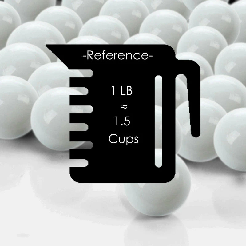 Flash Sale π Modern Vase And Gift White Glass Vase Filler Round Marble D-0.6" - Pack Of 44 LBS β - Image 2