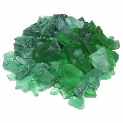 Promo π Modern Vase And Gift Pack Of 40 LBS Frosted Green Glass Vase Filler Large Sea Glass D-2"-3" π