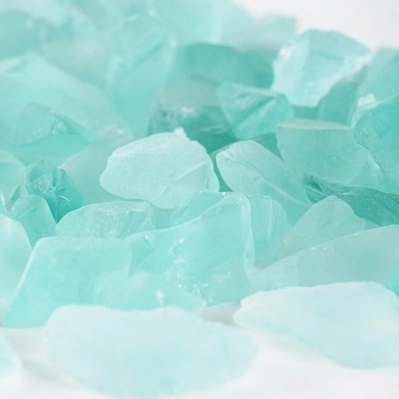 Top 10 π€© Modern Vase And Gift Pack Of 40 LBS Frosted Light Blue Glass Vase Filler Large Sea Glass D-2"-3" β€οΈ - Image 4