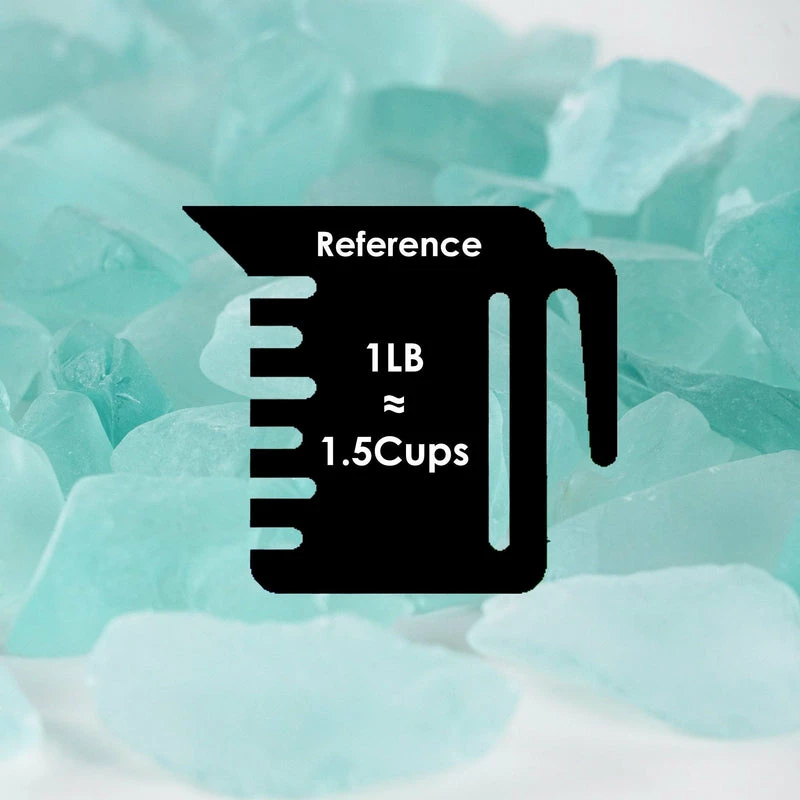 Top 10 π€© Modern Vase And Gift Pack Of 40 LBS Frosted Light Blue Glass Vase Filler Large Sea Glass D-2"-3" β€οΈ - Image 2