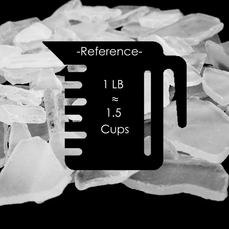 Best reviews of 𧨠Modern Vase And Gift 18 LBS Frosted Clear Flat Sea Glass 0.5"-2" π - Image 2