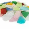 Wholesale 🛒 Modern Vase And Gift 24 LBS Assorted Mix Colors Flat Sea Glass 0.5"-2" (8 Colors Mix) 🔥