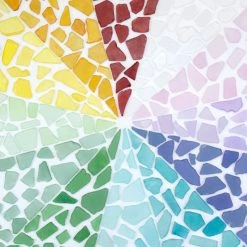 New ✔️ Modern Vase And Gift 18 LBS Assorted Mix Colors Flat Sea Glass 0.5"-2" (12 Colors Mix) 😀