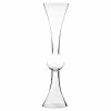 Hot Sale 🎉 Modern Vase And Gift Pack Of 2 PCS Clear Glass Reversible Trumpet D-7.5" H-30" 🔥