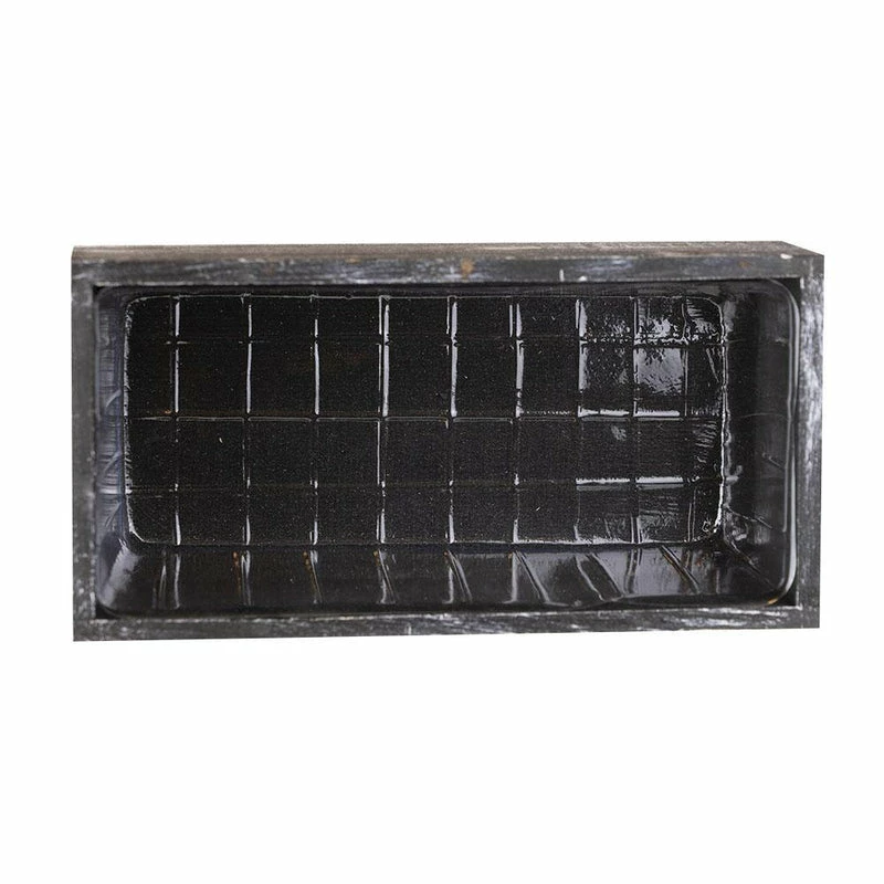 Buy π Modern Vase And Gift 10 PCS Black Wooden Plant Box With Plastic Liner O-10"X5" H-4" π - Image 8