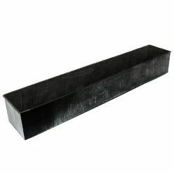 Best Sale ⭐ Modern Vase And Gift Pack Of 8 PCS Iron Finish Zinc Metal Rectangle Planter Box O-28"X5" H-4" ⌛