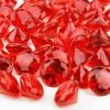 New ❤️ Modern Vase And Gift Pack Of 24 LBS Red Acrylic Vase Filler Large Diamond D-1" 🎁