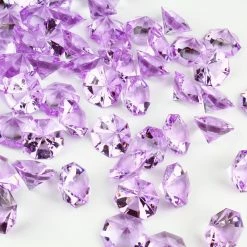 Deals 🎉 Modern Vase And Gift Violet Acrylic Vase Filler Large Ice Cube D-1.4" - Pack Of 18 LBS 😍