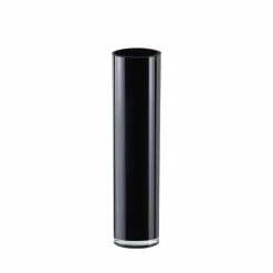 Best Pirce 🛒 Modern Vase And Gift Pack Of 6 PCS Black Glass Cylinder Vase D-4" H-16" 🤩