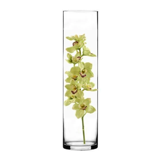 Budget π― Modern Vase And Gift Pack Of 6 PCS Clear Glass Cylinder Vase D-4" H-14" β€οΈ - Image 6