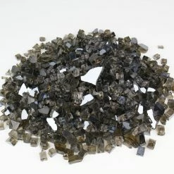 Promo 🎉 Modern Vase And Gift Pack Of 30 LBS Bronze Tempered Glass Reflective Fire Glass 0.5" 🎉