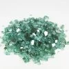 Deals ❤️ Modern Vase And Gift Pack Of 30 LBS Light Green Tempered Glass Reflective Fire Glass 0.5" 👍