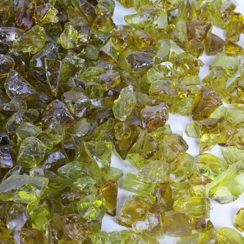 Best Sale π Modern Vase And Gift Pack Of 30 LBS Amber Tempered Glass Pebble Fire Glass 0.5"-1" β¨ - Image 10