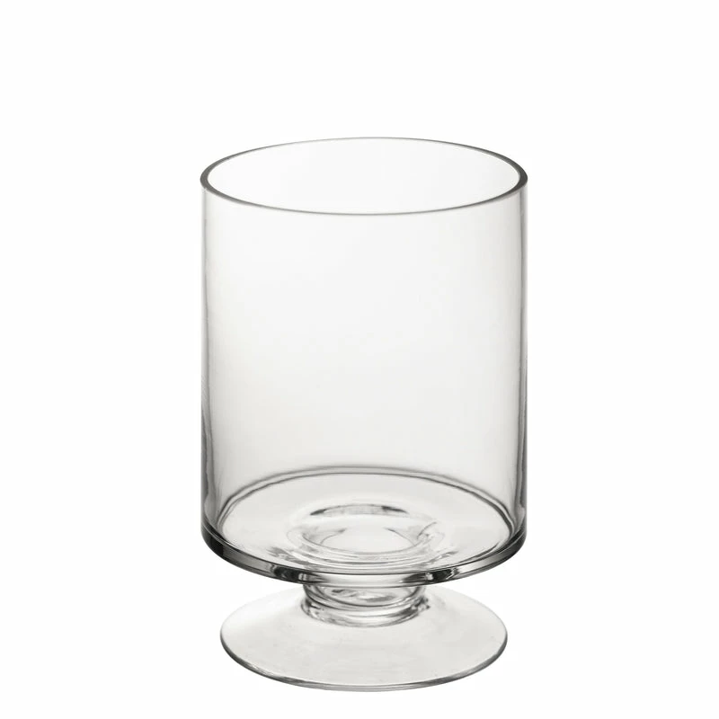 Deals π Modern Vase And Gift Pack Of 12 PCS Clear Glass Contemporary Candle Holder D-4.75" H-8" β - Image 2