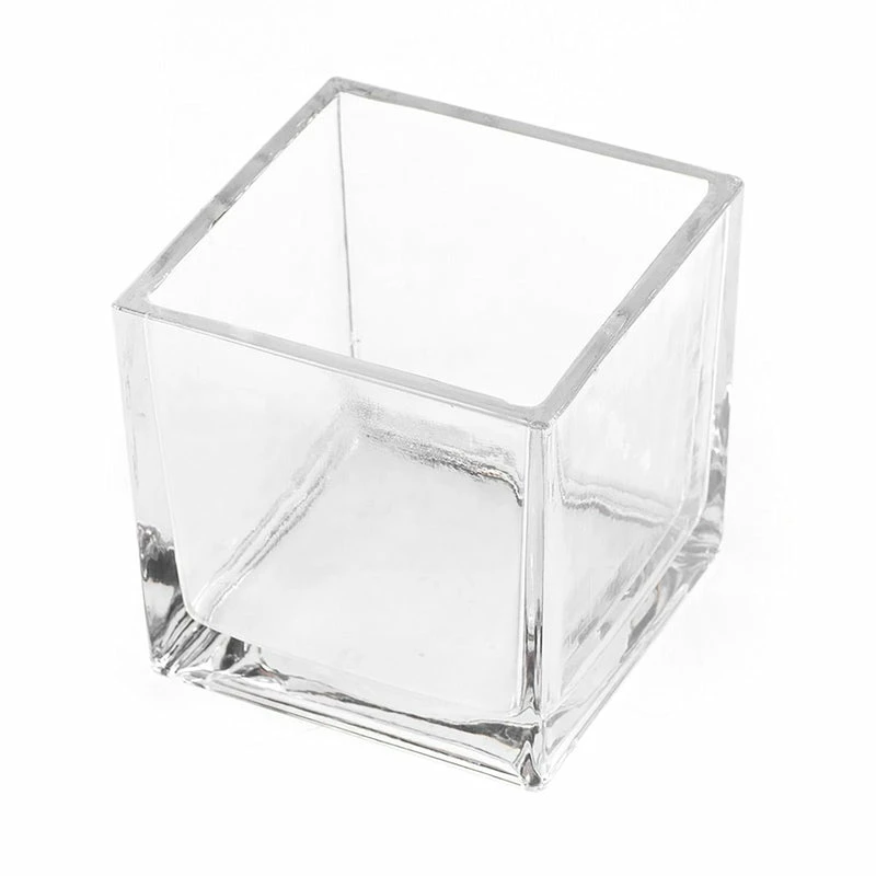 Best reviews of π₯ Modern Vase And Gift Pack Of 8 PCS Clear Glass Cube Vase Sides-6" π - Image 2
