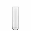 Flash Sale ⌛ Modern Vase And Gift Pack Of 6 PCS Clear Glass Cylinder Vase D-4" H-16" 👏