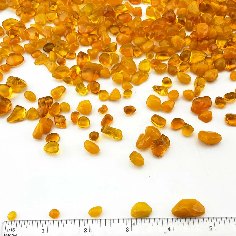 Coupon ๐ Modern Vase And Gift Pack Of 40 LBS Orange Sea Glass Pebbles โค๏ธ - Image 6