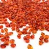 Buy 💯 Modern Vase And Gift Pack Of 40 LBS Red Orange Sea Glass Pebbles 🤩